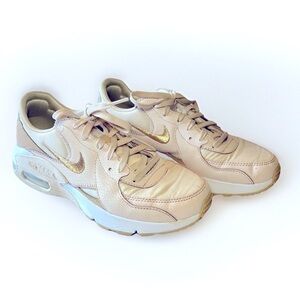 NIKE Air Max Excee Gymnastics Womens Shoes Size 8.5 Light Soft Pink Shimmer
